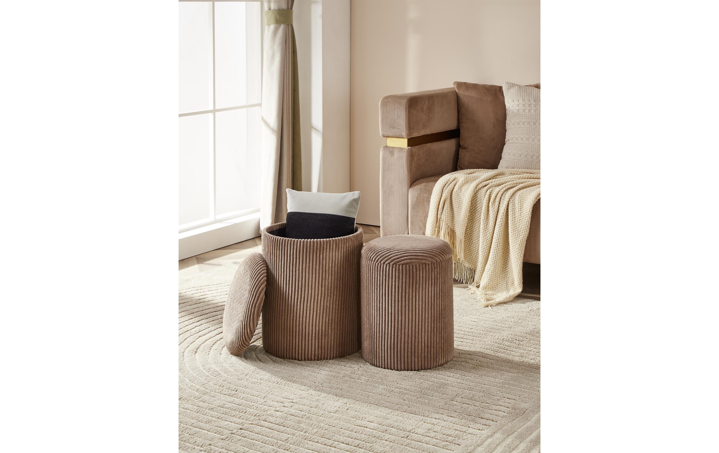 EGLO Hocker Vavatenina 2 Stück, Braun