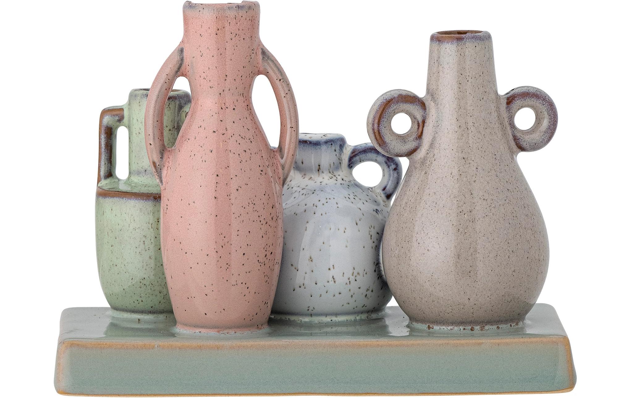 Bloomingville Vasen-Set Aidan 11 cm, Mehrfarbig