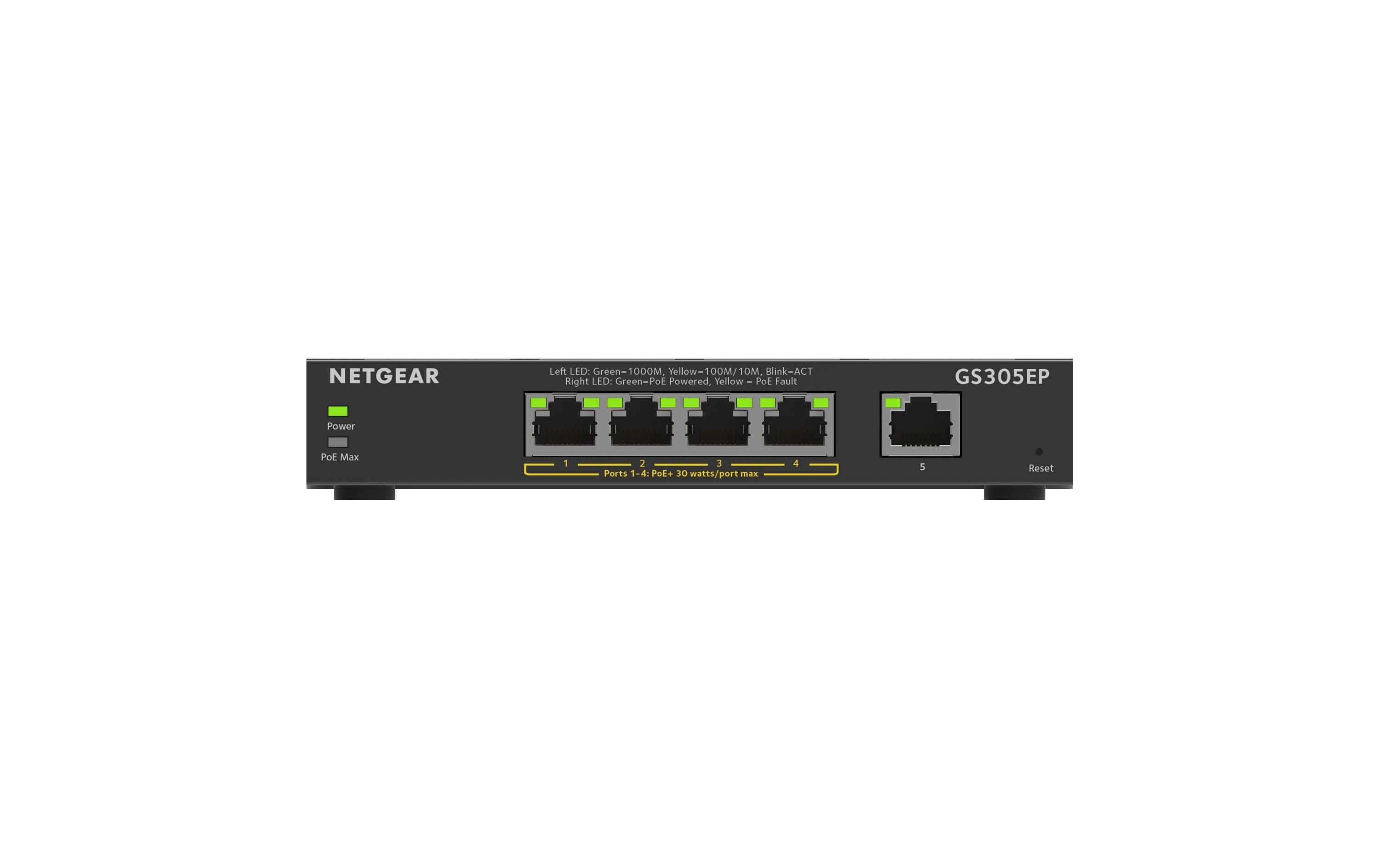 Netgear PoE+ Switch GS305EP-100PES 5 Port