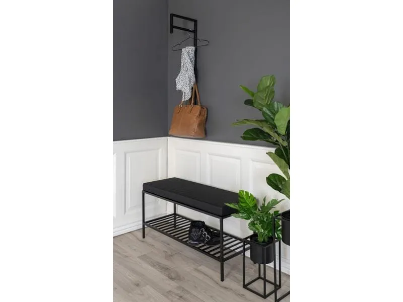 House Nordic Sitzbank Vita 100 x 48.5 cm, Schwarz