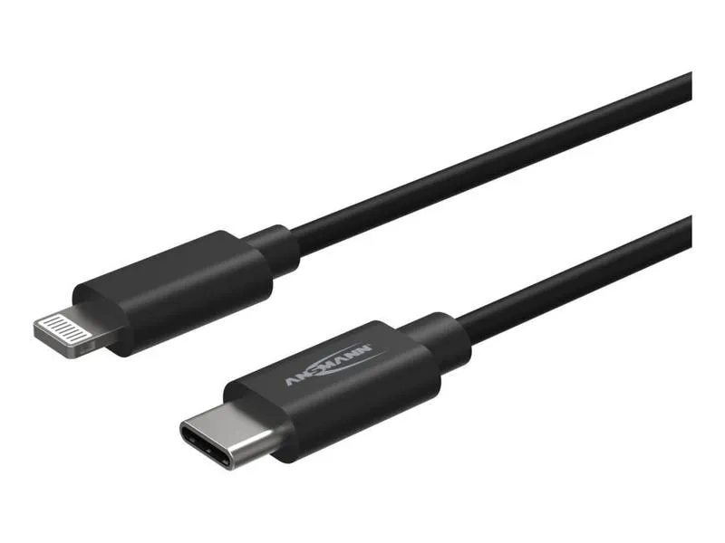 Ansmann USB 2.0-Kabel für iPhone, iPad, USB C - Lightning 1.2 m Ansmann USB 2.0-Kabel für iPhone, iPad, USB C - Lightning 1.2 m