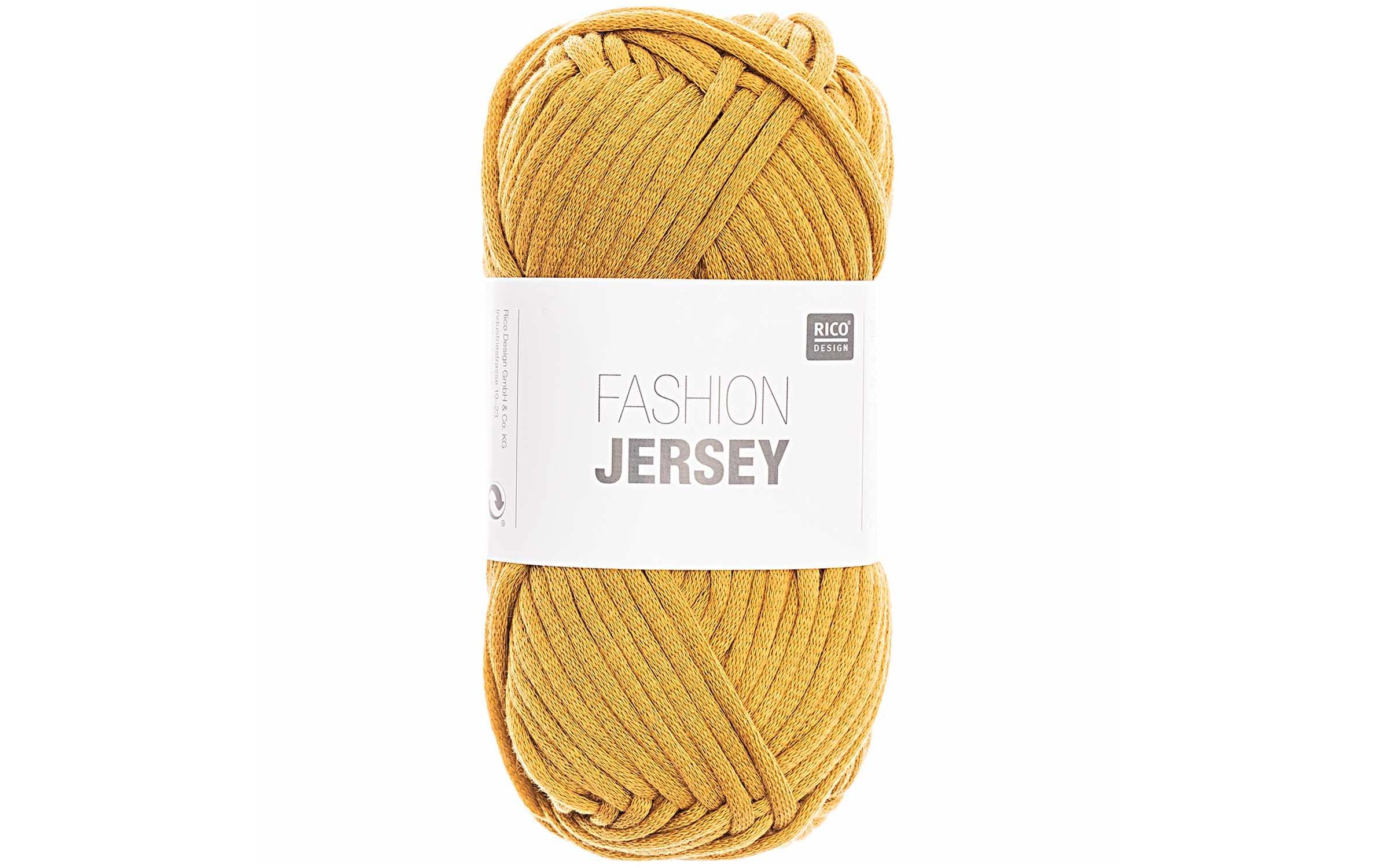 Rico Design Wolle Fashion Jersey 50 g Senfgelb