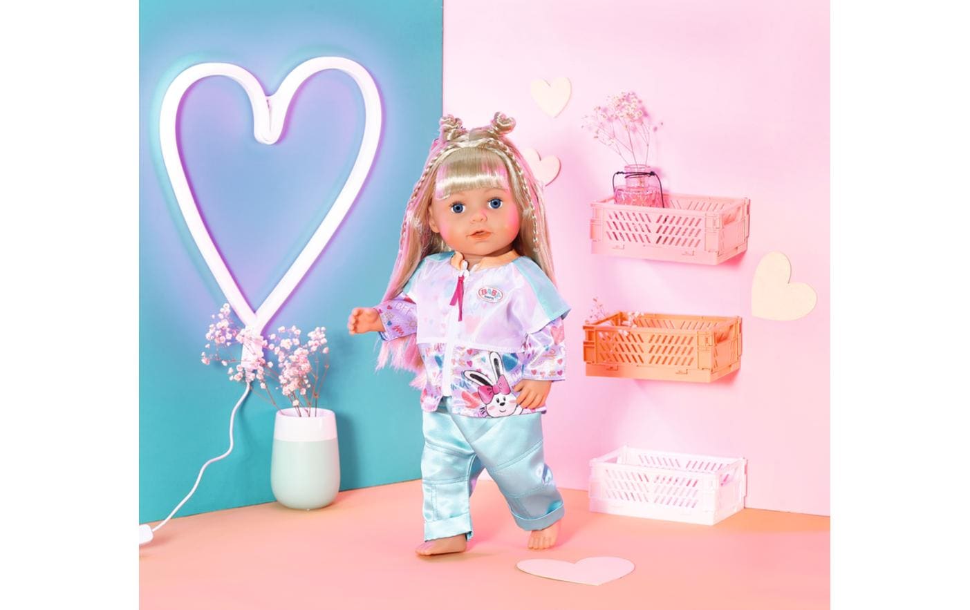 Baby Born Puppenkleidung Freizeitanzug Aqua 43 cm