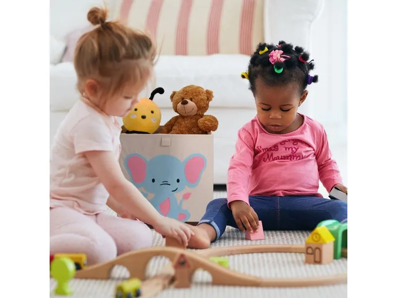 relaxdays Spielzeugbox Elefant