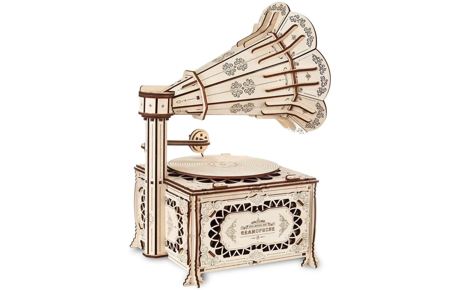 Eco-Wood-Art Bausatz Grammophon