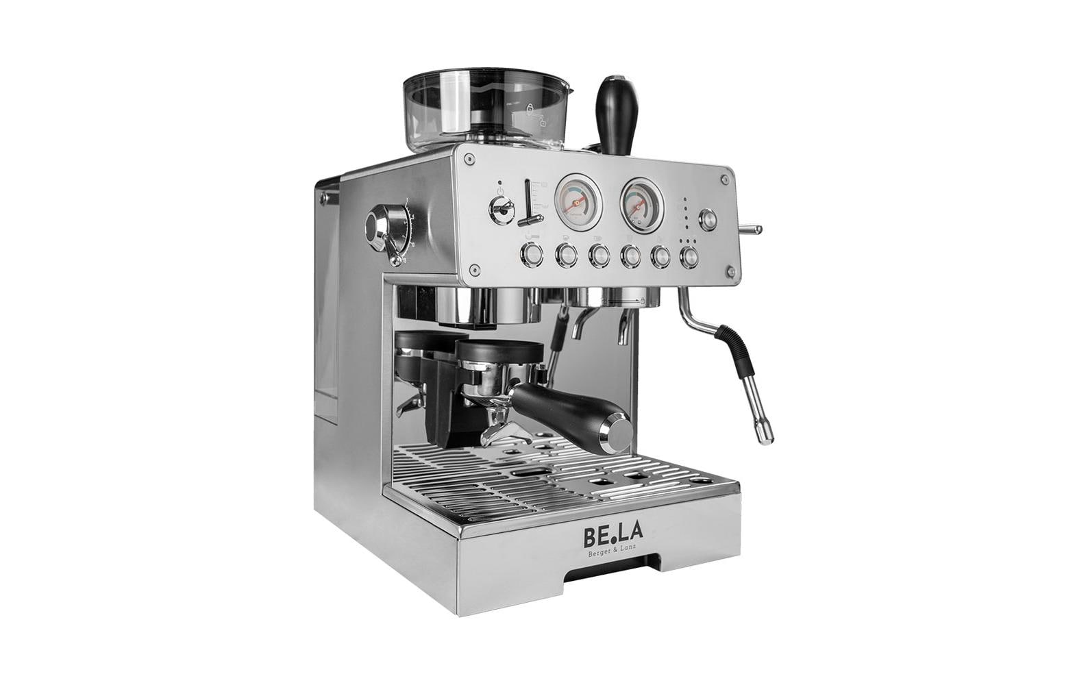 Berger Lanz Siebträgermaschine STK03CNS Silber