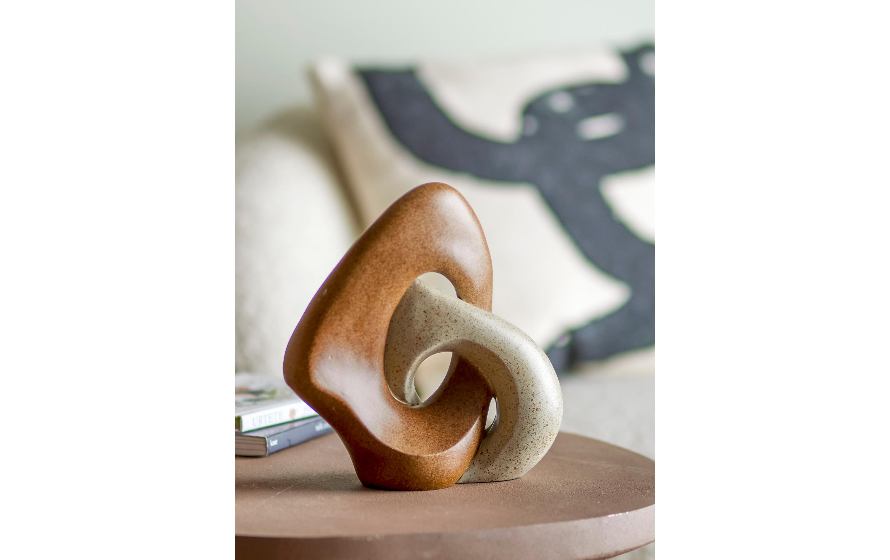 Bloomingville Aufsteller Esad 21.5 cm, Braun