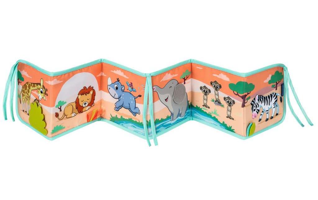 play+ Stoffbuch: Wilde Tiere (Leporello)