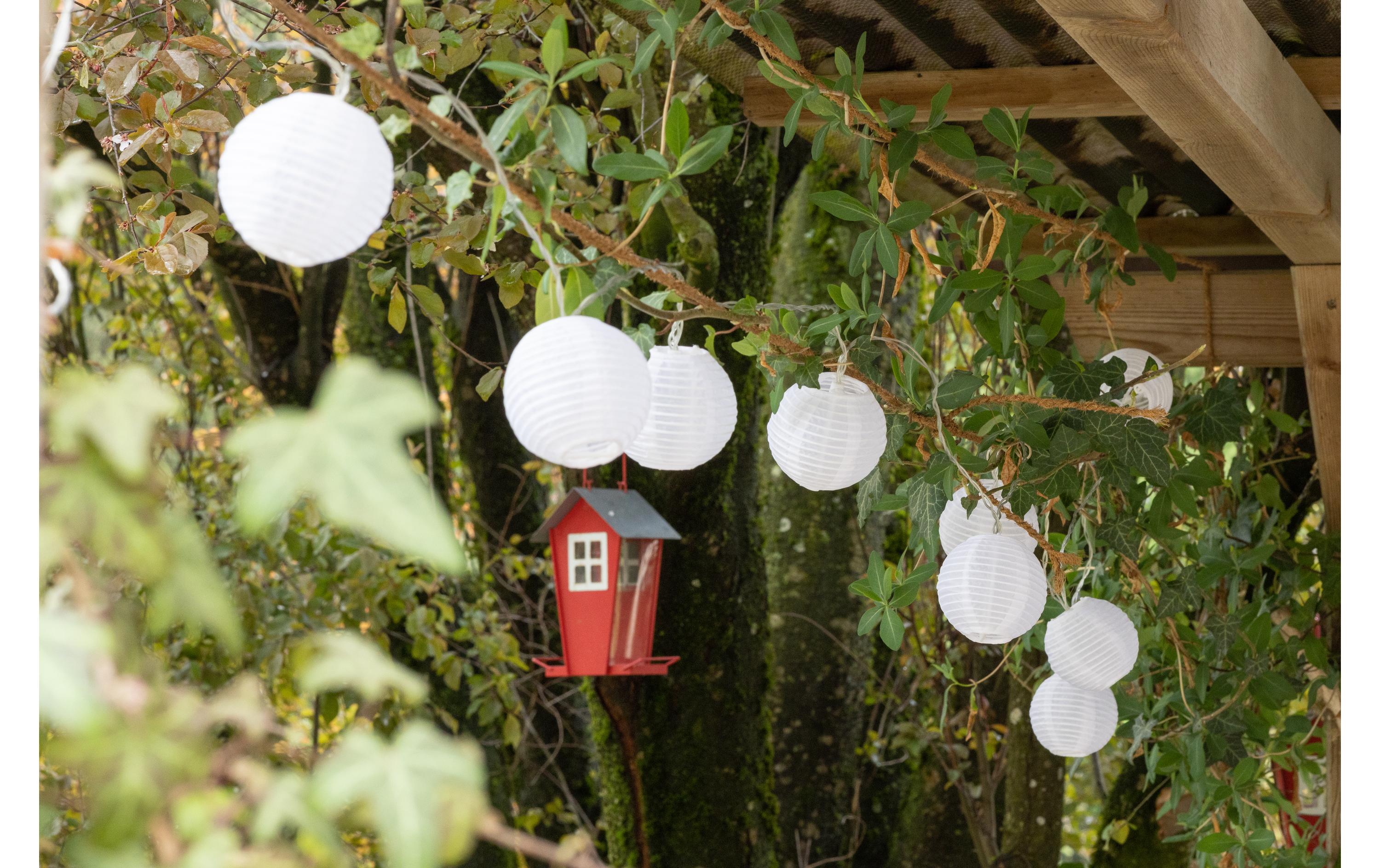 COCON Lichterkette LED Solar, Weiss, 3.7 m