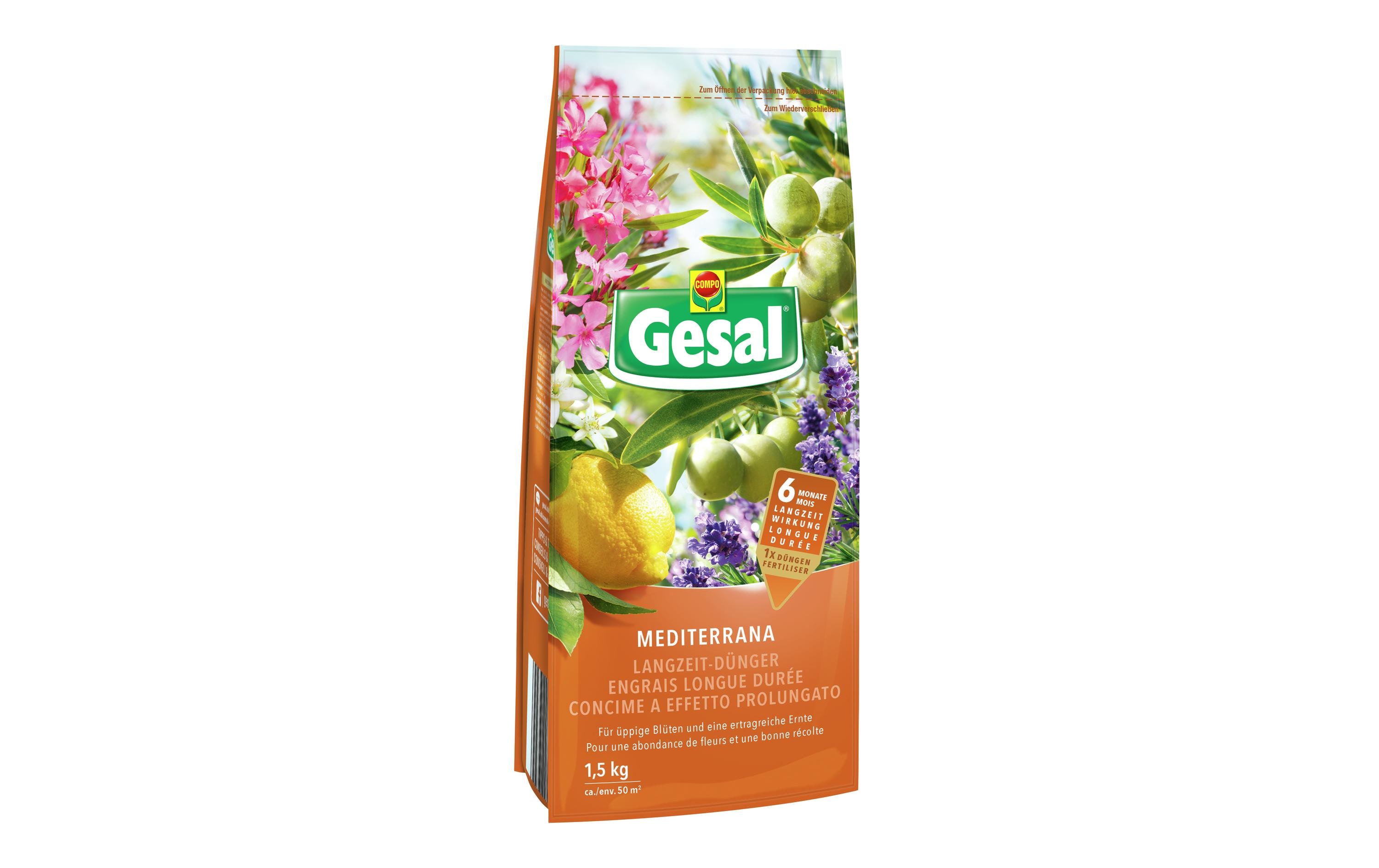 Gesal Mediterrana Langzeit-Dünger 1.5 kg