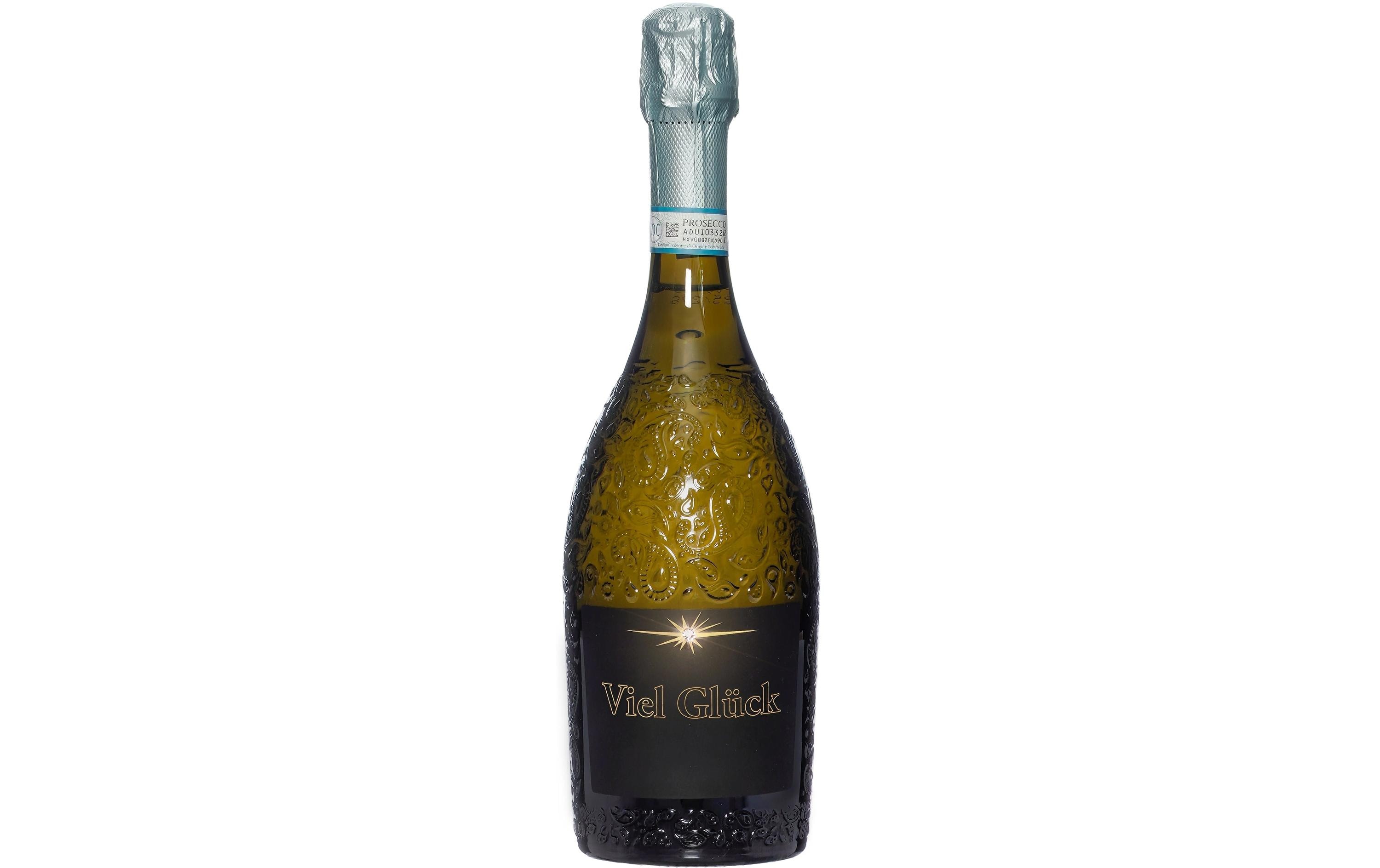 Dreams and Fantasy Geschenkidee Prosecco dark Viel Glück 750 ml