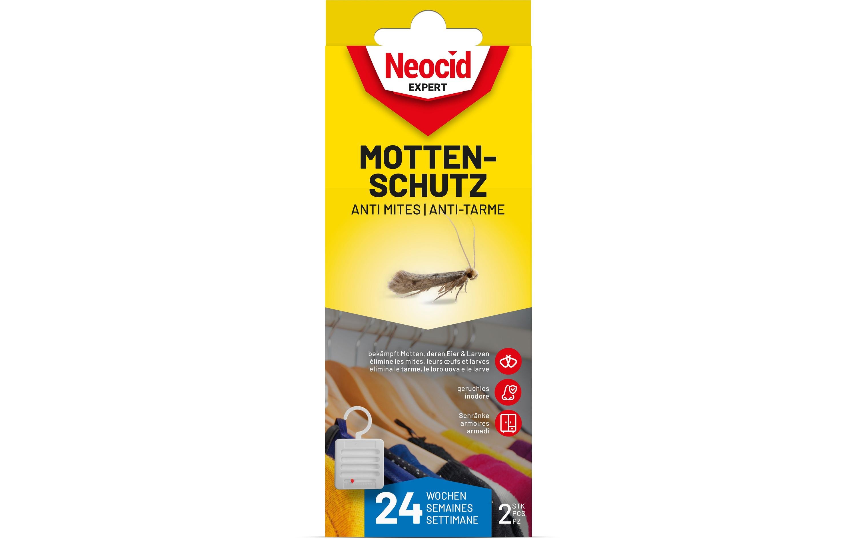 Neocid Expert Insektenabwehr Mottenschutz, 2 Stück