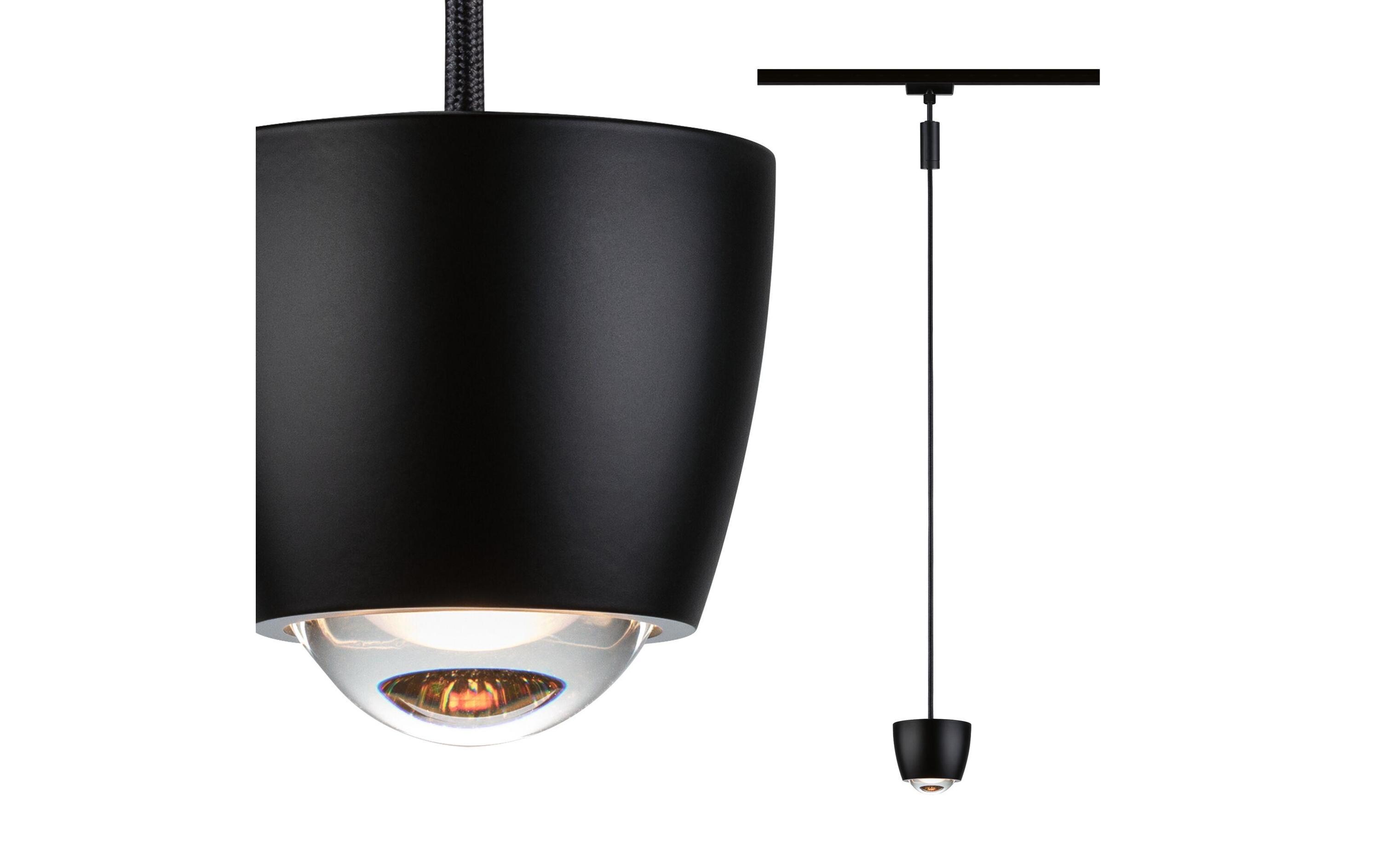 Paulmann URail LED Pendel Tyros RGBW Zigbee, 4.5W, schwarz matt Paulmann URail LED Pendel Tyros RGBW Zigbee, 4.5W, schwarz matt