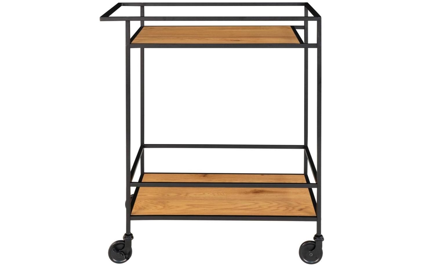 House Nordic Bartrolley Vita 79 x 68 cm, Nature/Schwarz