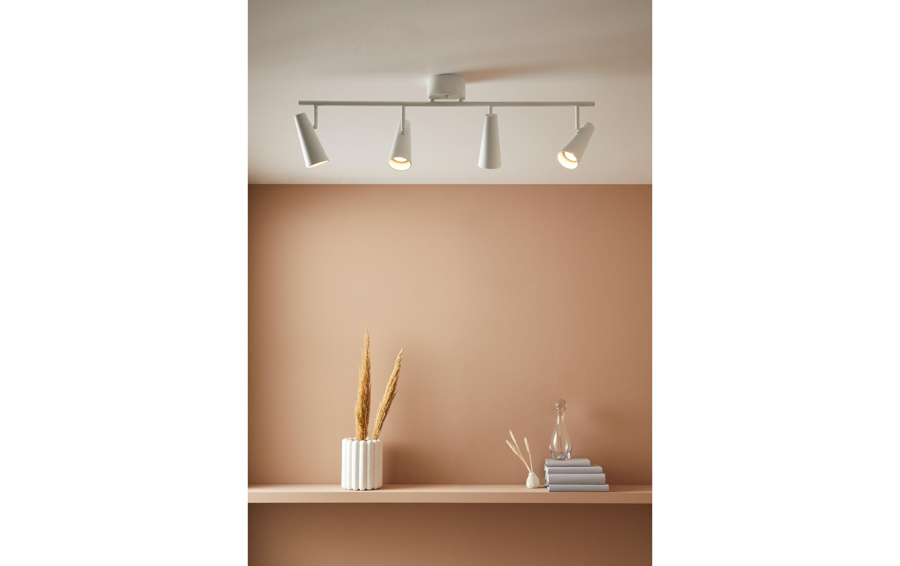 Markslöjd Aufbauspot Crest 4L GU10, Sandy Weiss Markslöjd Aufbauspot Crest 4L GU10, Sandy Weiss