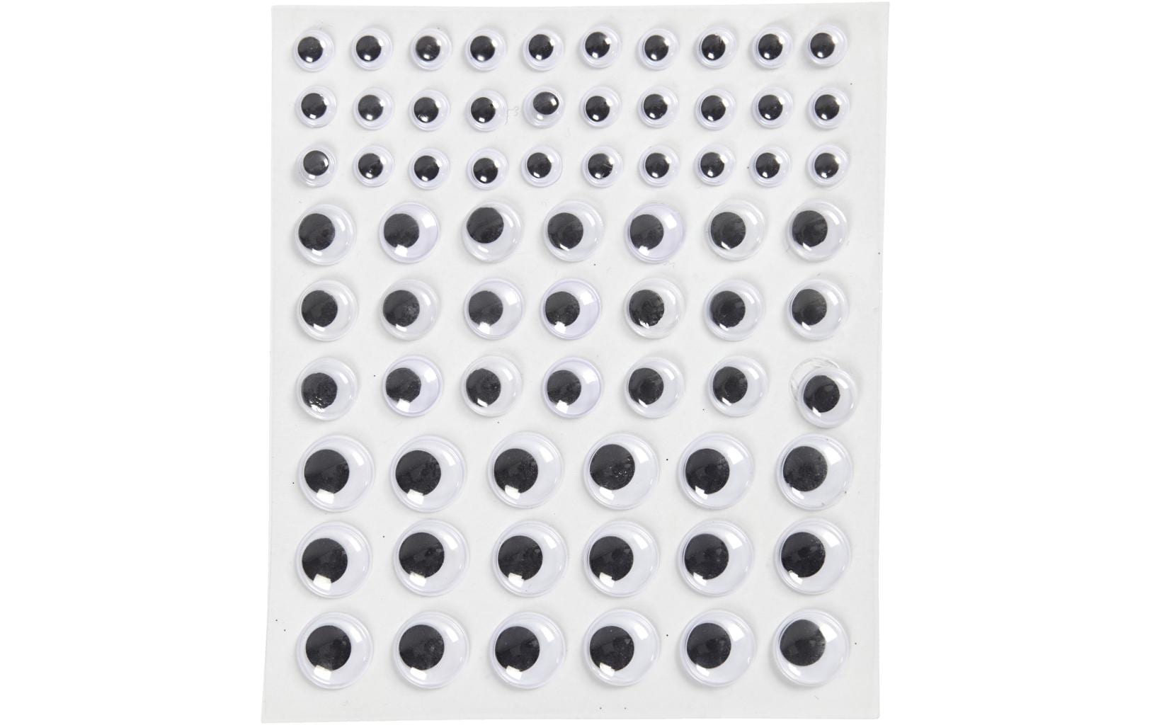 Creativ Company Wackelaugen 69 Stück, 8 + 12 + 14 mm Creativ Company Wackelaugen 69 Stück, 8 + 12 + 14 mm