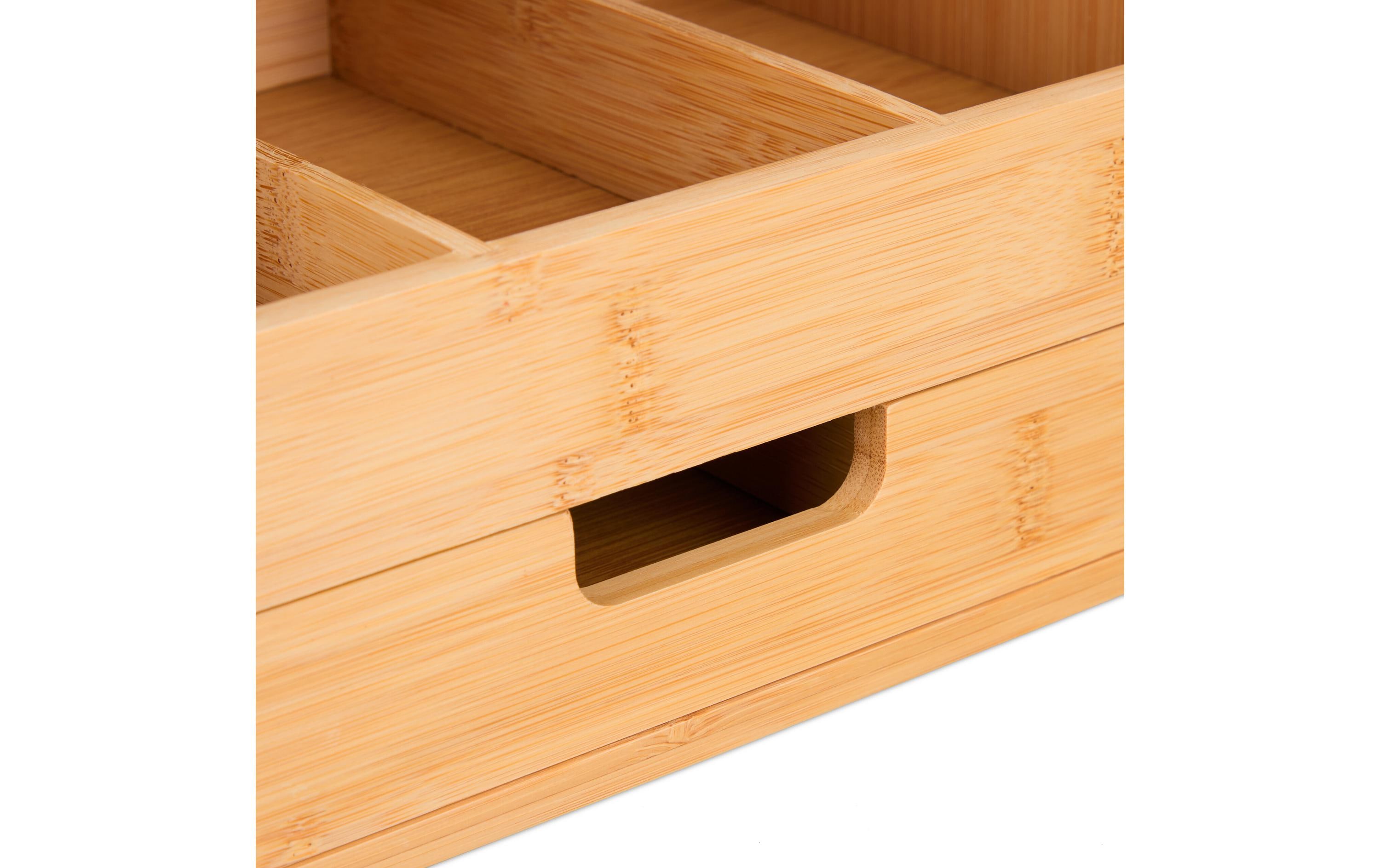 relaxdays Teebeutel-Box mit Schublade 9 Fächer