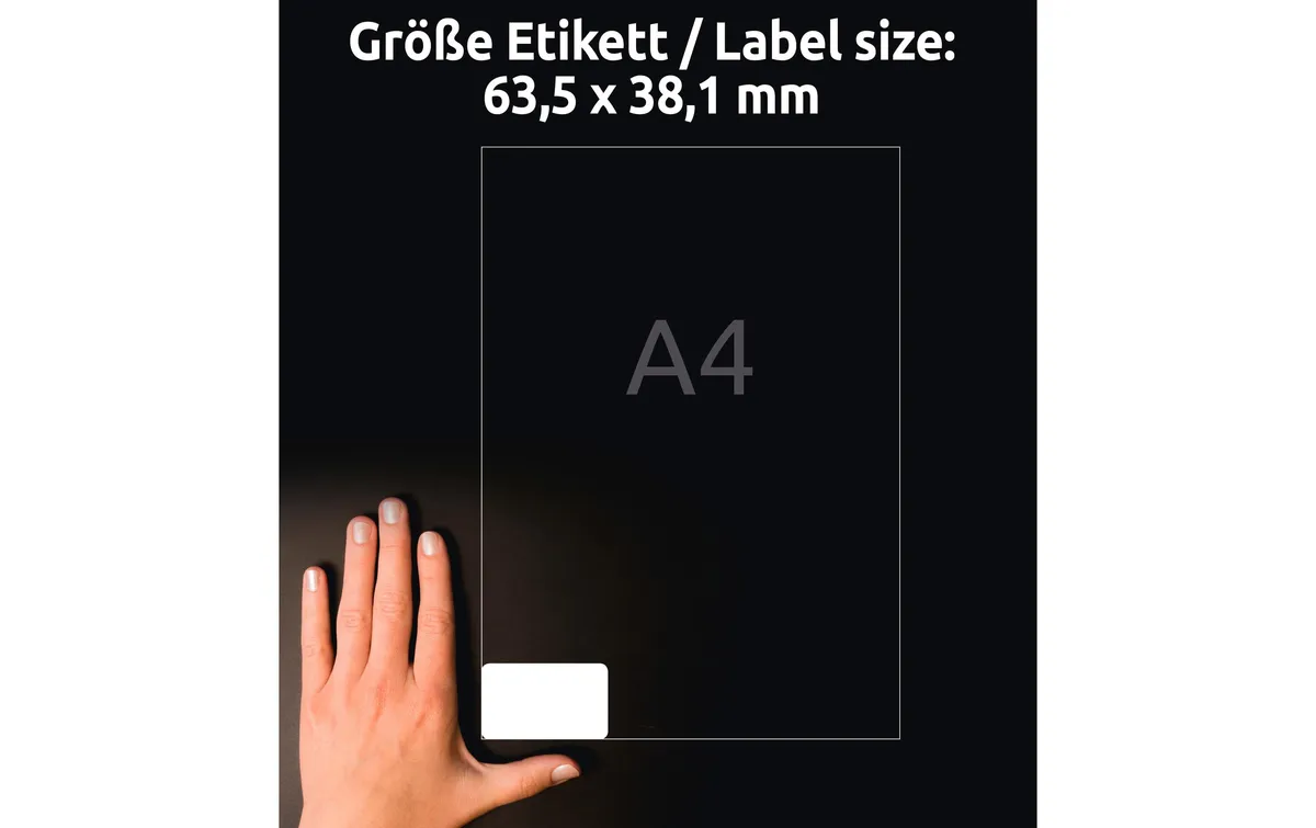 Avery Zweckform Hinweis-Etiketten Set Ø 63.5 x 38.1 mm, 10 Blatt Avery Zweckform Hinweis-Etiketten Set Ø 63.5 x 38.1 mm, 10 Blatt