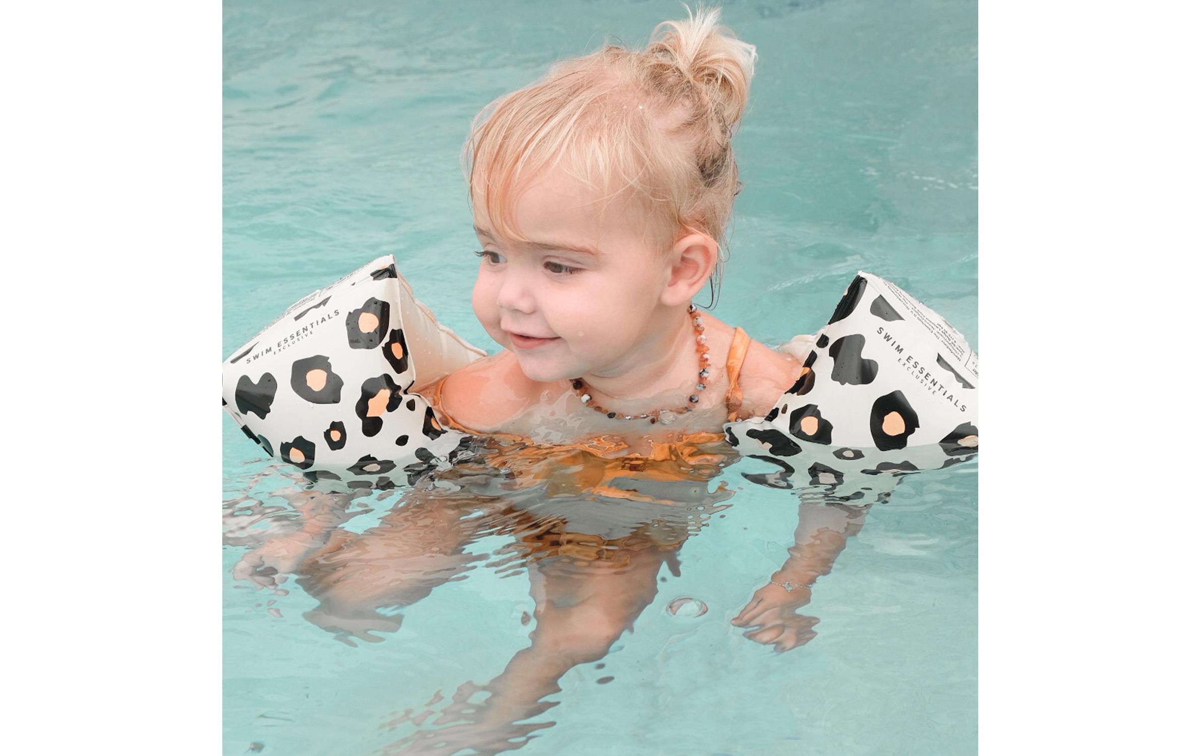 Swim Essentials Schwimmflügel 0-2 Jahre Beige Leopard