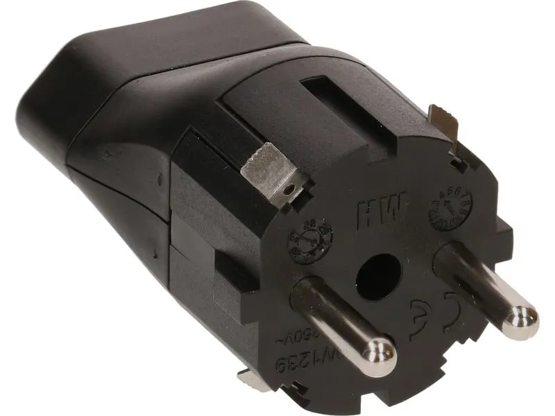 Max Hauri Fixadapter Schuko – Typ 21 für Power Stations schwarz Max Hauri Fixadapter Schuko – Typ 21 für Power Stations schwarz