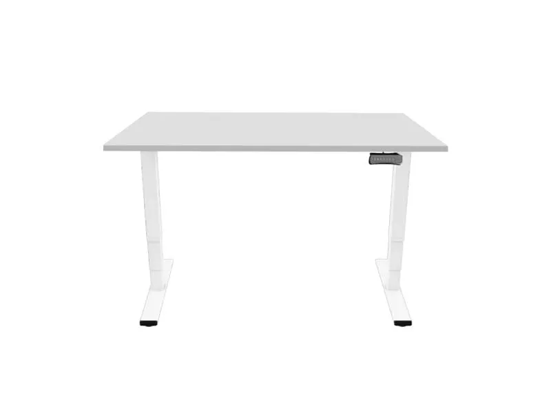 Contini RAL 9016 1.6 x 0.8 m Weiss mit Grauer Tischplatte Contini RAL 9016 1.6 x 0.8 m Weiss mit Grauer Tischplatte