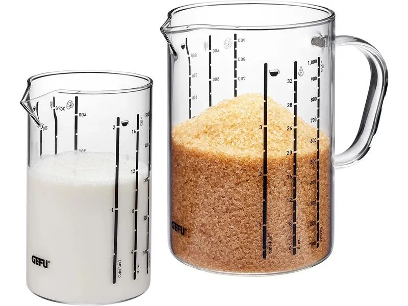 GEFU Messbecher Meti 2-teilig, 15 dl, Transparent GEFU Messbecher Meti 2-teilig, 15 dl, Transparent
