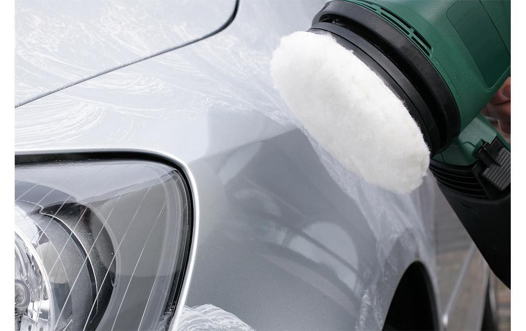 kwb Polierpad Ø 125 mm haftend, Lammwolle kwb Polierpad Ø 125 mm haftend, Lammwolle