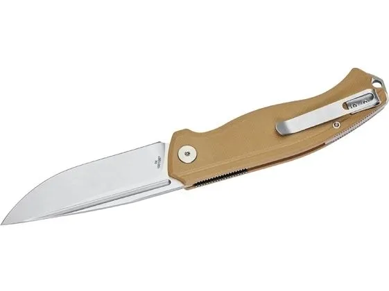 Herbertz Taschenmesser Kompakt Liner Lock G10 braun, stahlfar.Klinge