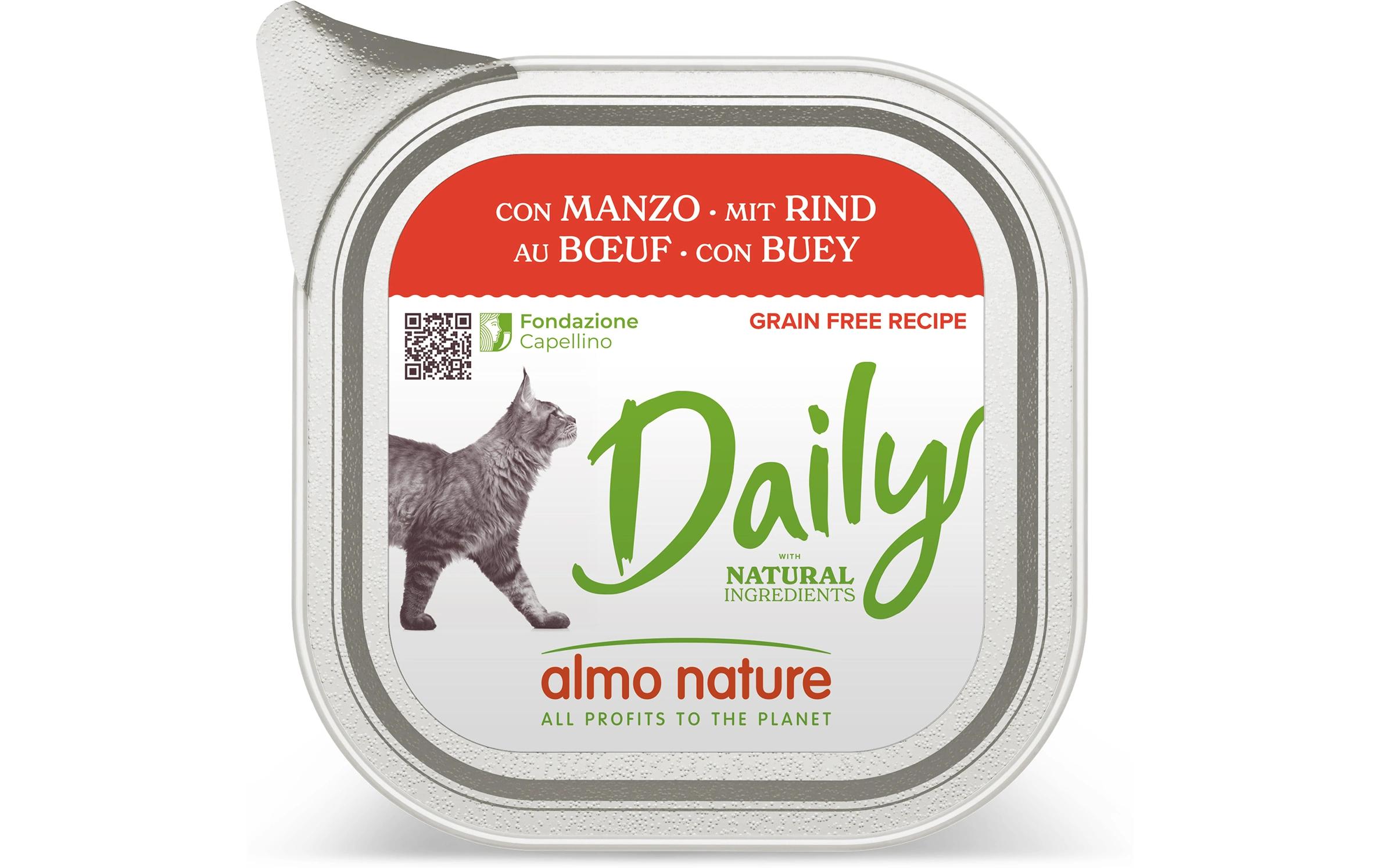 Almo Nature Nassfutter Daily mit Rind 100g