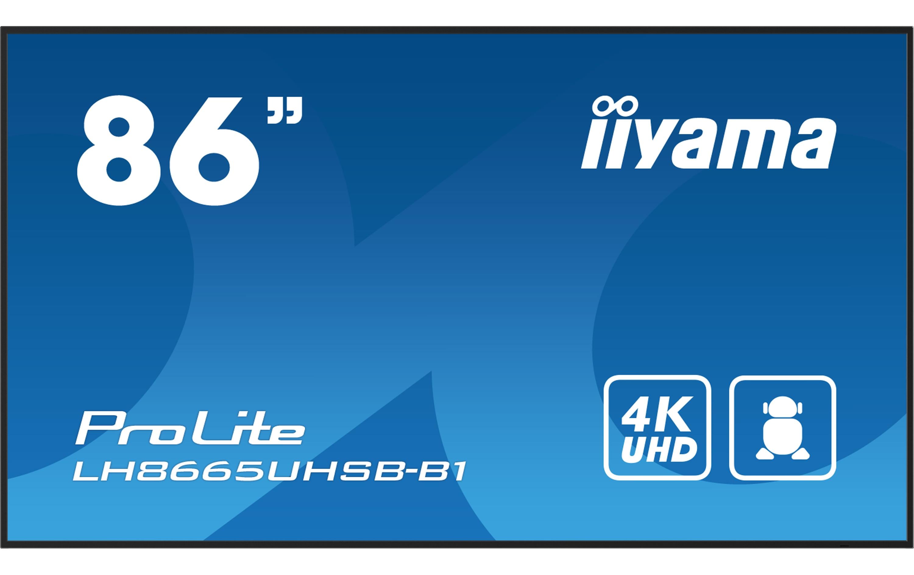 iiyama LH8665UHSB-B1 86