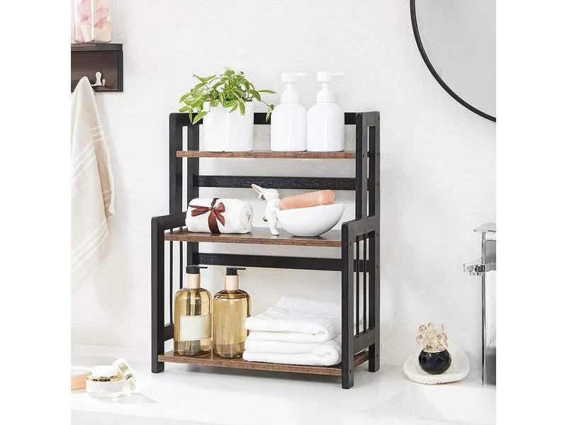 Songmics Küchenregal Braun/Schwarz Songmics Küchenregal Braun/Schwarz