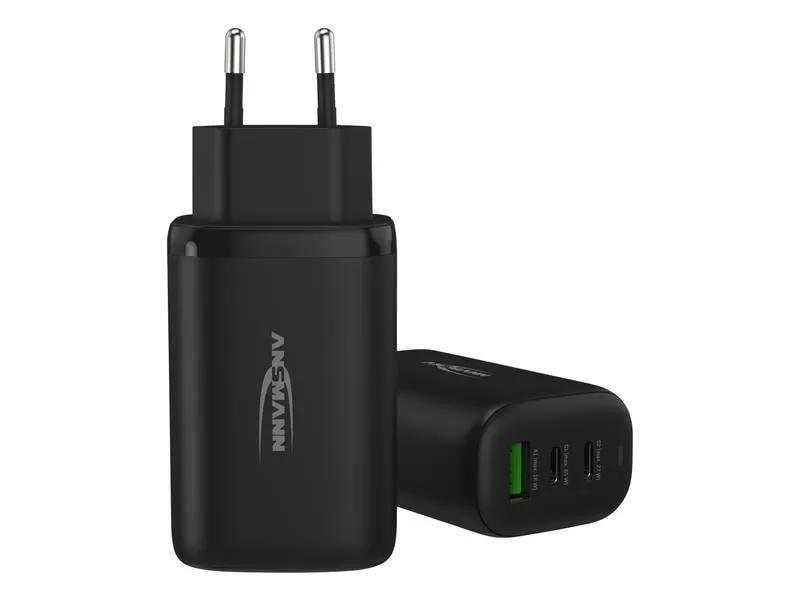 Ansmann USB-Wandladegerät Home Charger HC365PD, 65 W, Schwarz Ansmann USB-Wandladegerät Home Charger HC365PD, 65 W, Schwarz