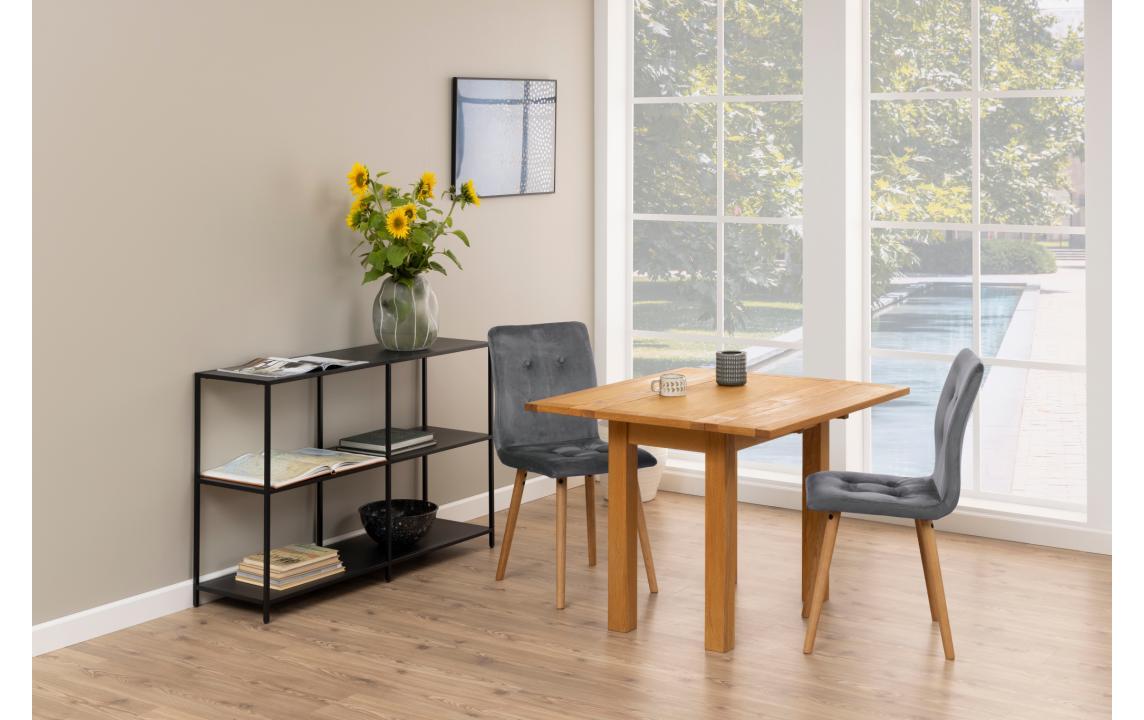 AC Design Tisch Kenley Braun, 45/90 x 100 x 75 cm