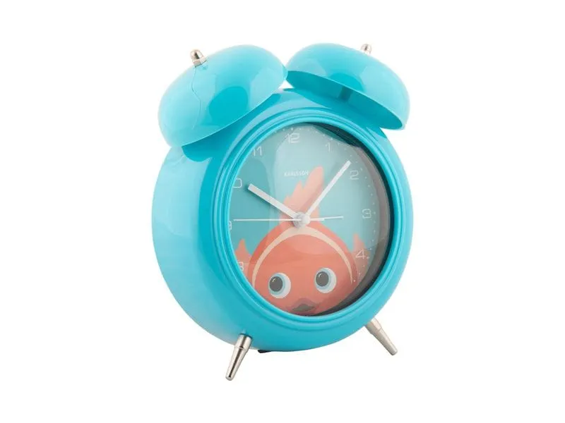 KARLSSON Wecker Goldfisch Light blue