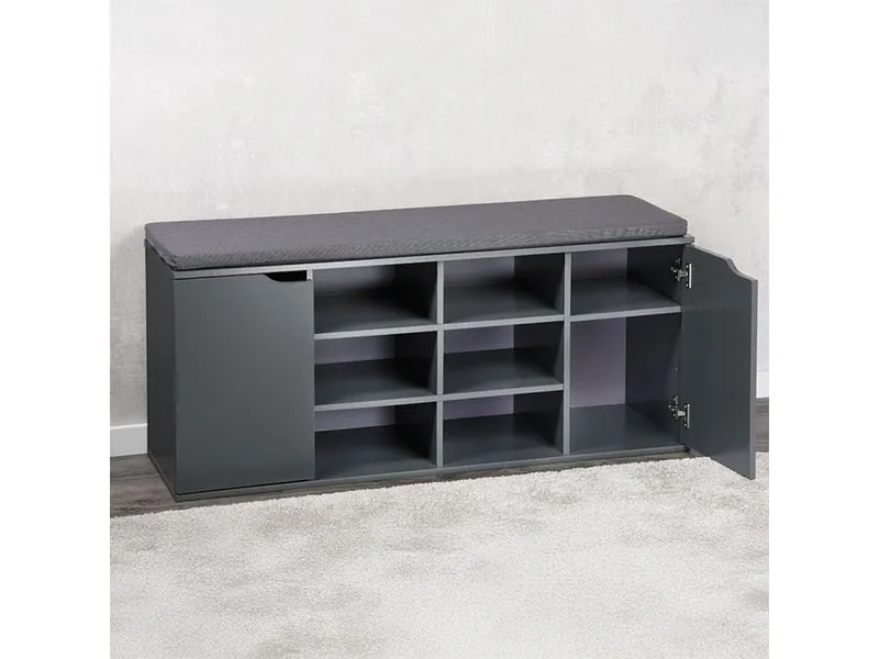 Kesper Eddie 10 Fächer, Sitzkissen, Grau Kesper Eddie 10 Fächer, Sitzkissen, Grau