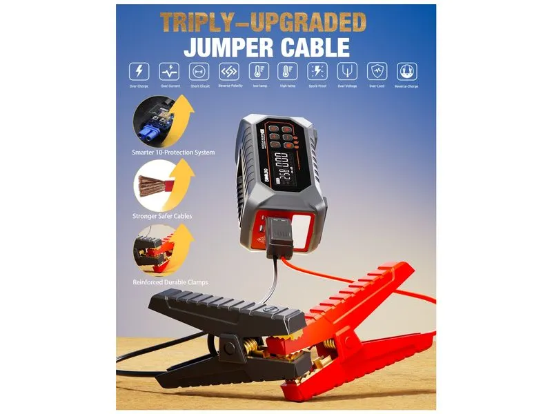 Gooloo A7 Jump-Starter/Luft-Kompressor