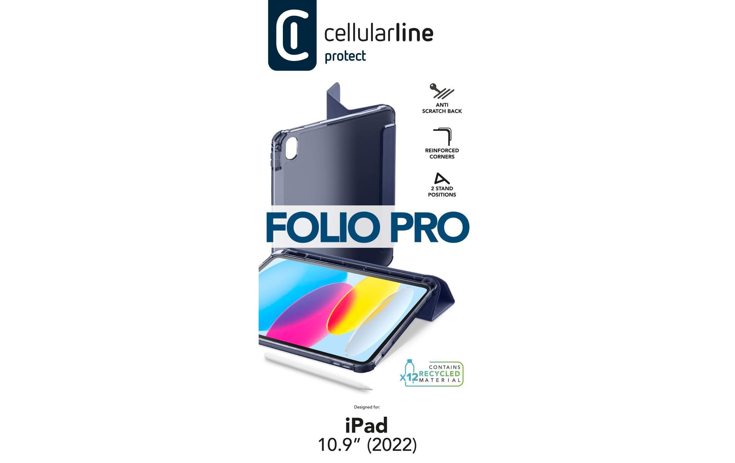 Cellular Line Tablet Book Cover Folio Case Blau Cellular Line Tablet Book Cover Folio Case Blau