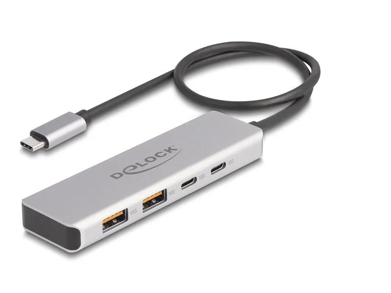 Delock USB-Hub 10 Gbps 2 x USB Typ-A und 2 x USB Type-C Delock USB-Hub 10 Gbps 2 x USB Typ-A und 2 x USB Type-C
