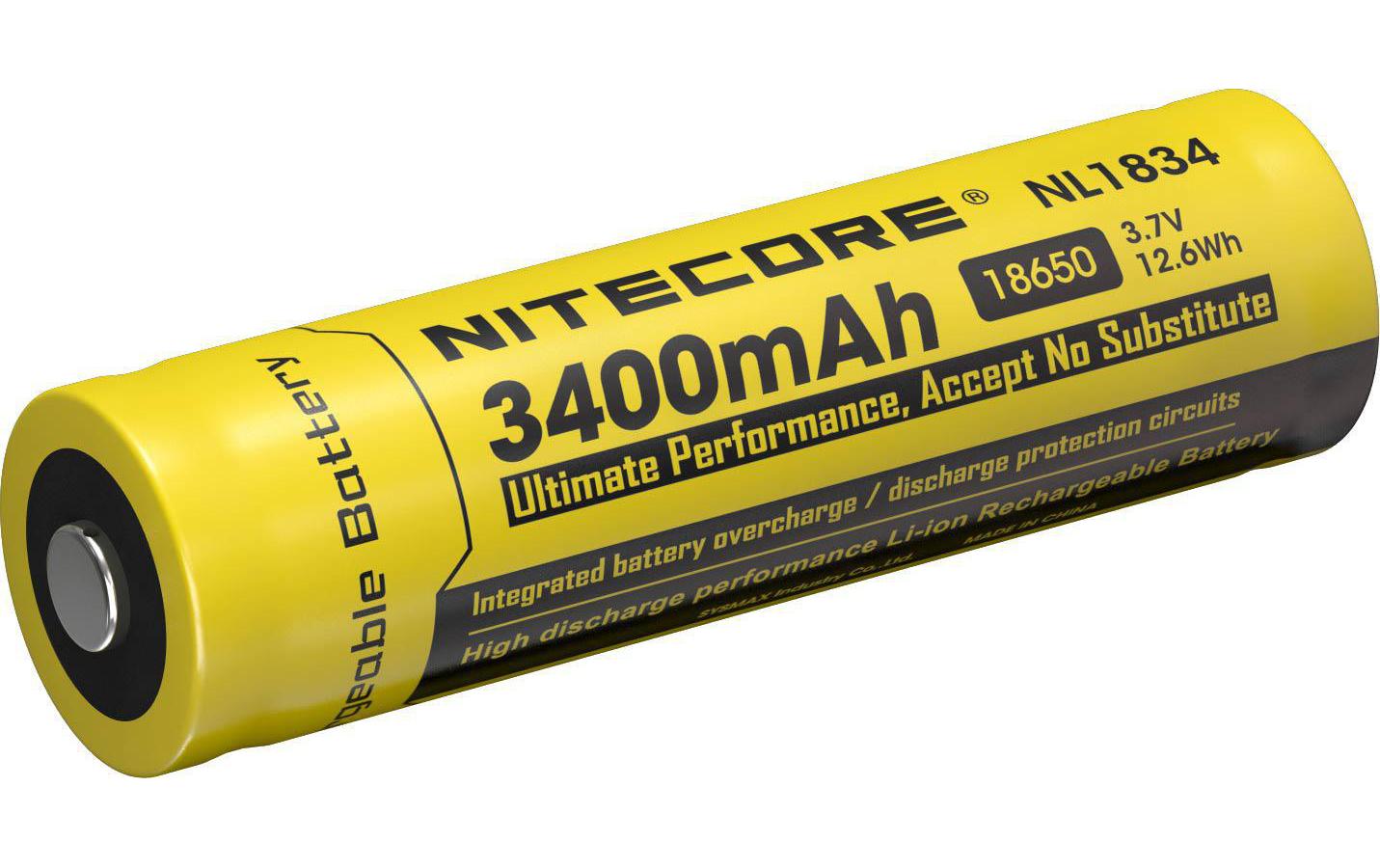 Nitecore Akku NL1834 18650 3400 mAh Nitecore Akku NL1834 18650 3400 mAh