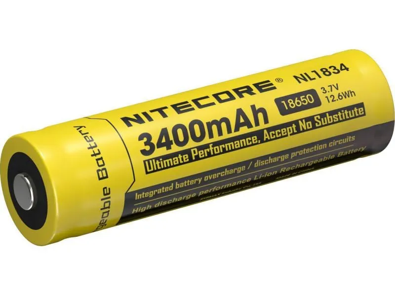 Nitecore Akku NL1834 18650 3400 mAh Nitecore Akku NL1834 18650 3400 mAh
