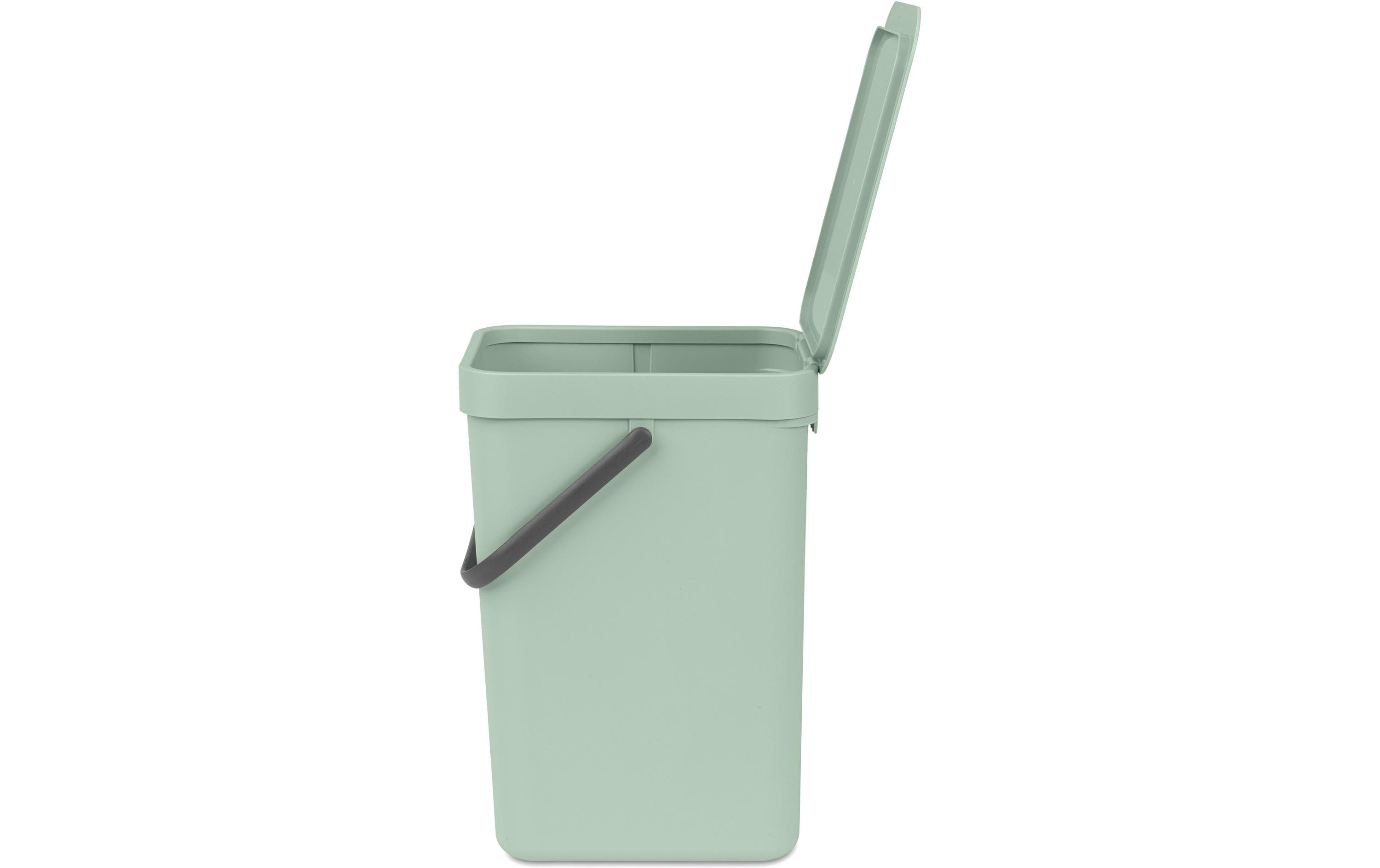 Brabantia Recyclingbehälter Sort & Go 12 l, Hellgrün