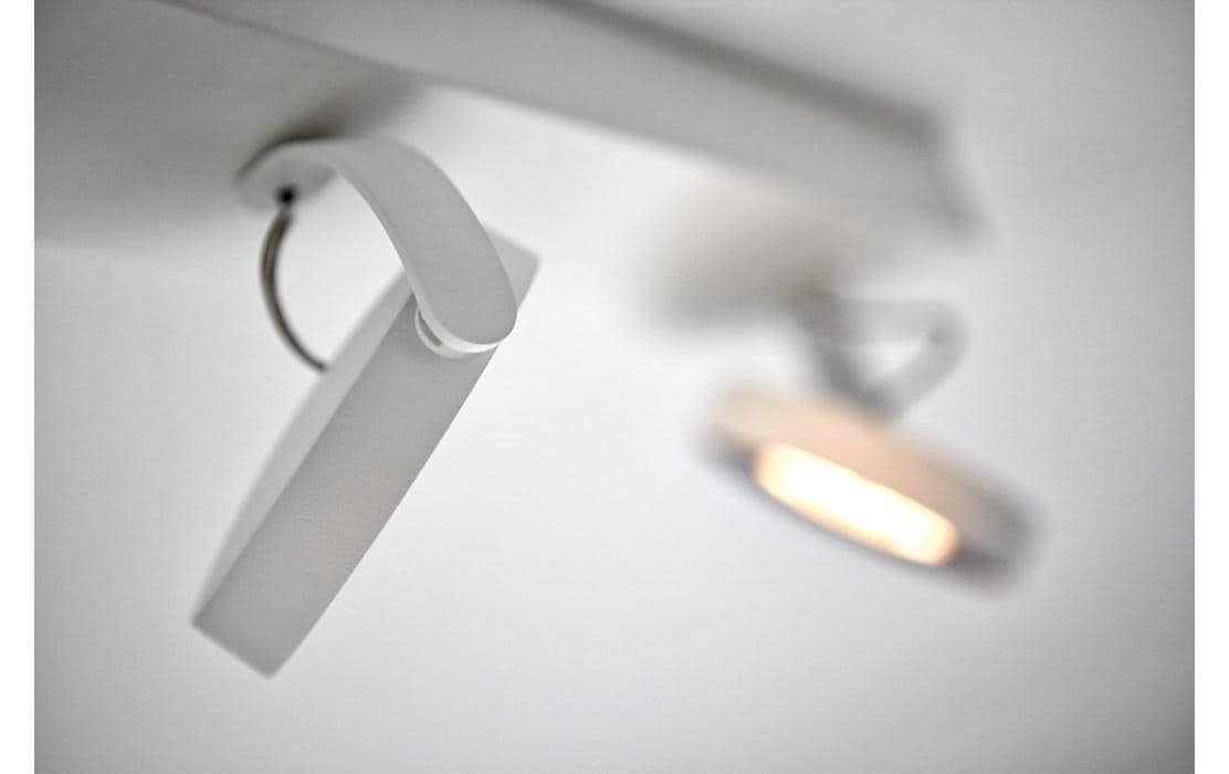 Philips Aufbauspot Warm Glow Clockwork, 4 x 4.5 W, 2000 lm, Weiss