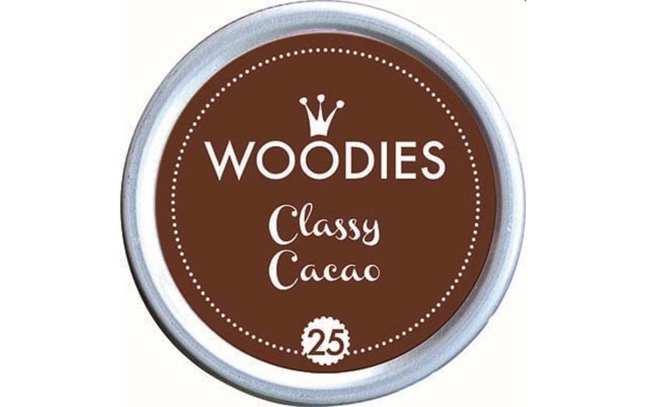 Woodies Stempelkissen 35 mm Classy Cacao, 1 Stück
