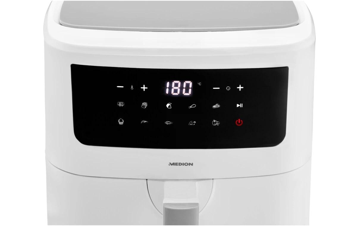 Medion Heissluft-Fritteuse MD 11750 7.2 l, Weiss