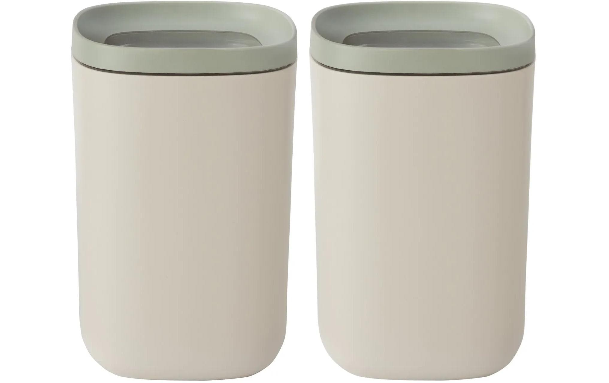 BergHOFF Vorratsbehälter Set Leo Balance 2-teilig, 1.3 l, Grau/Grün