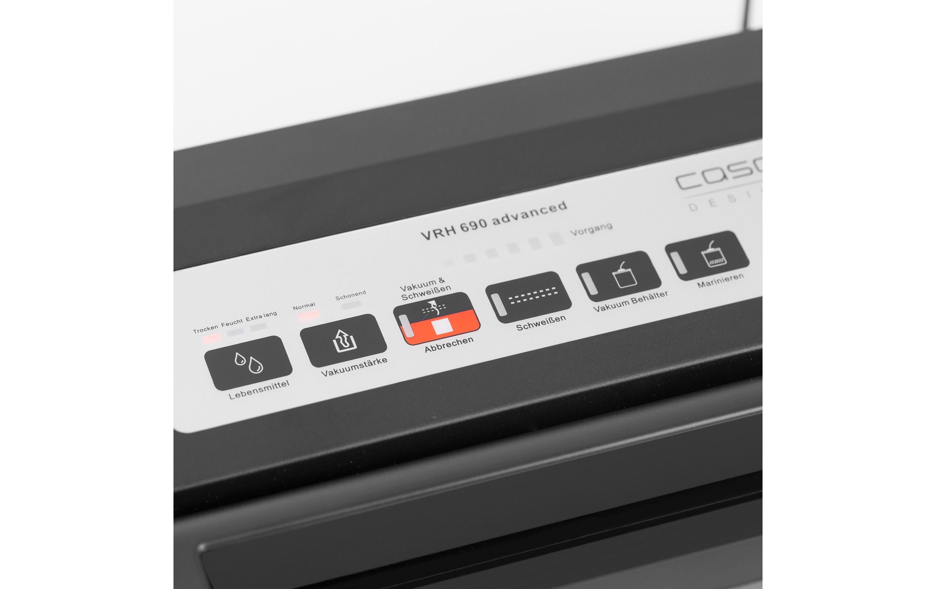Caso Vakuumiergerät VR 690 Advanced Silber/Schwarz