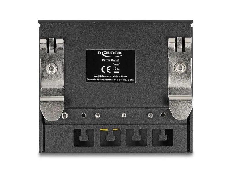 Delock Patchpanel 4-Port Desktop/DIN-Rail/Wand