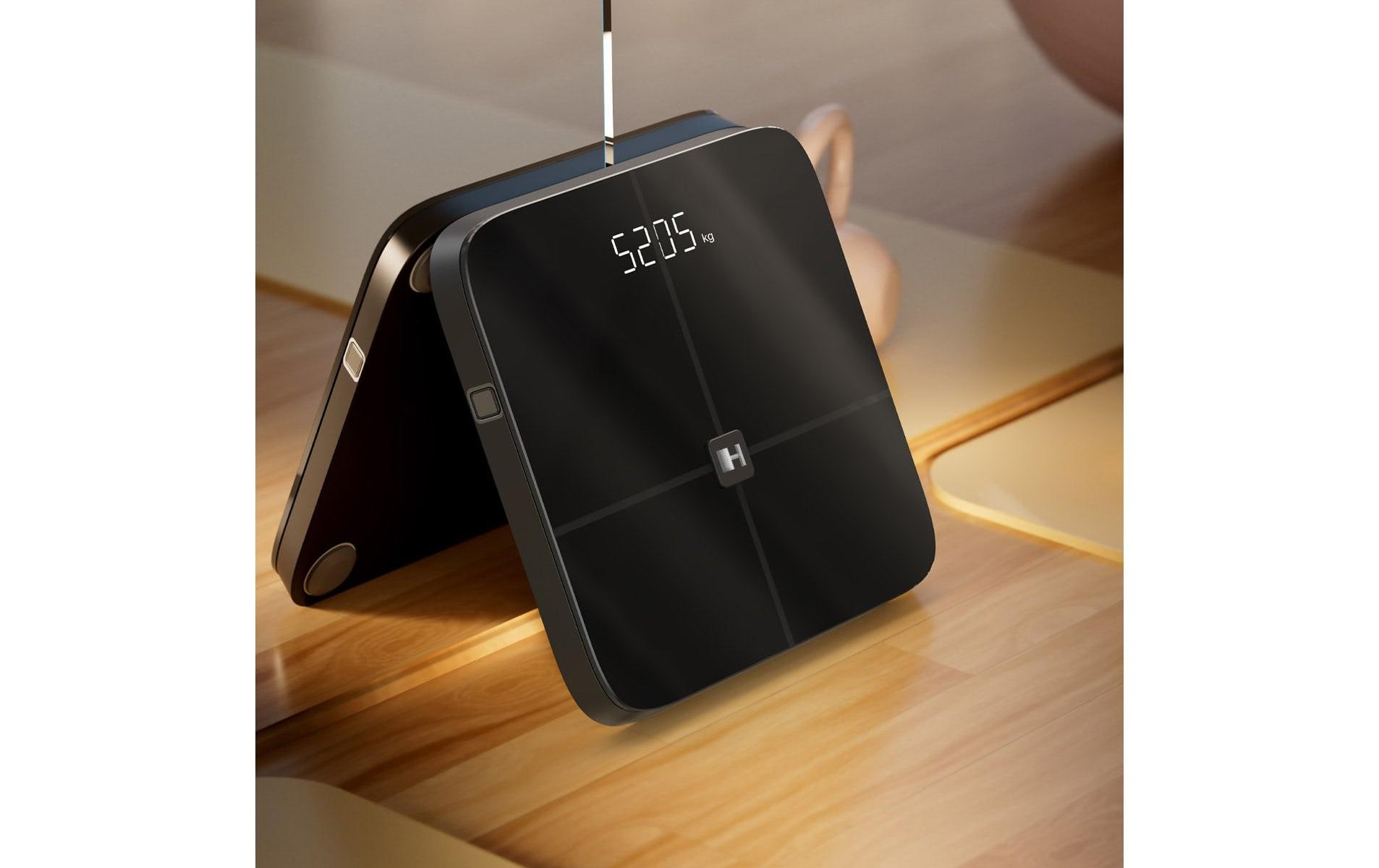 HAMMER Körperanalysewaage Body Screen TX Schwarz