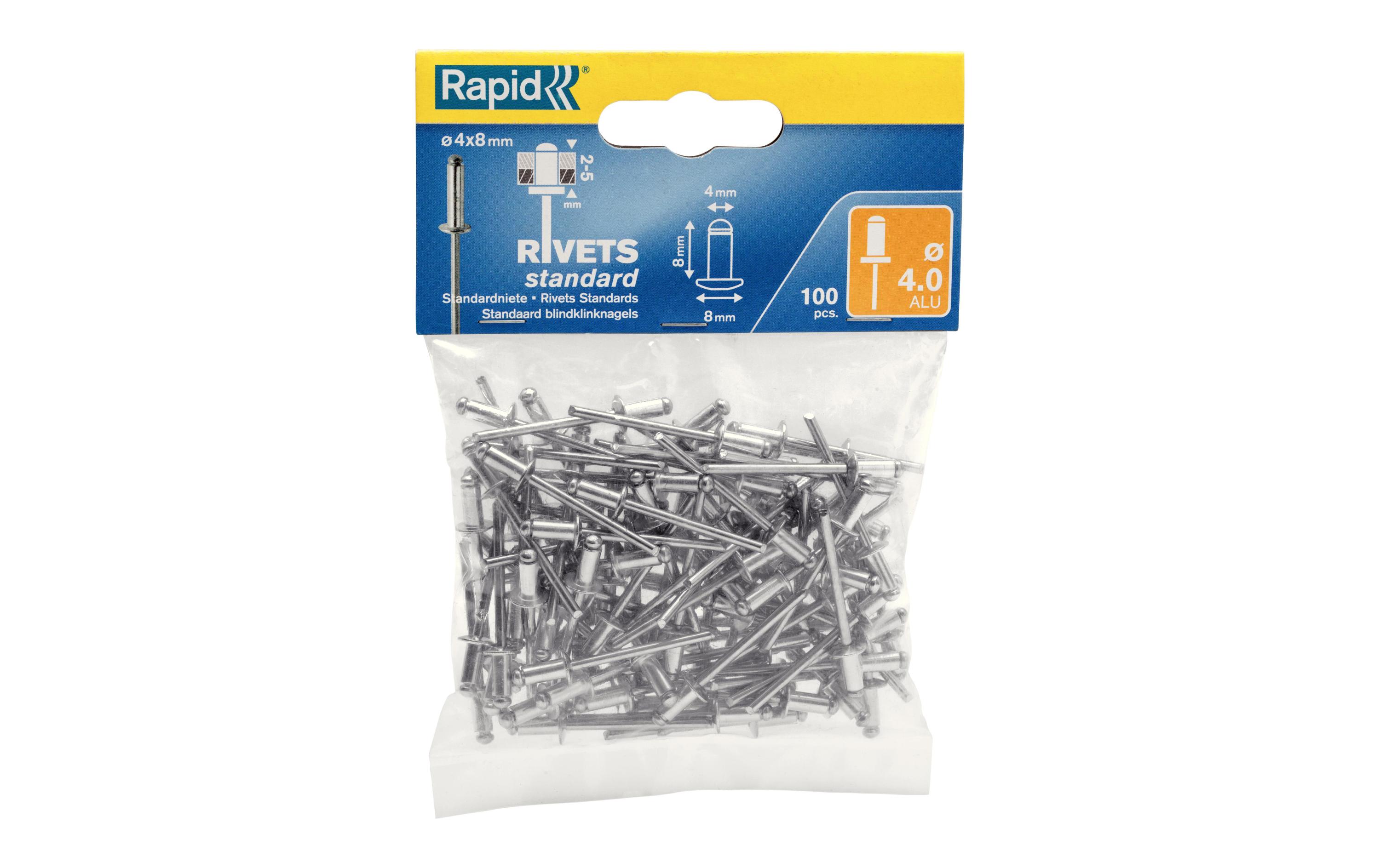 Rapid Blindnieten Standard Ø 4.0 x 8 mm Rapid Blindnieten Standard Ø 4.0 x 8 mm