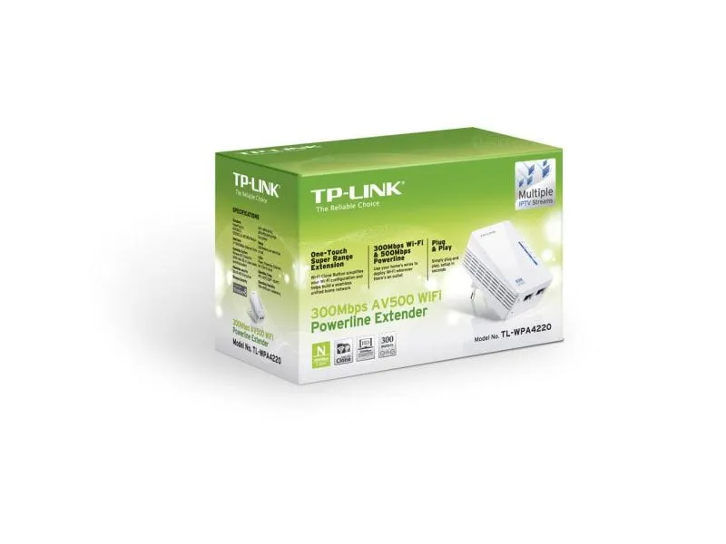 TP-Link Powerline TL-WPA4220 Einzeladapter TP-Link Powerline TL-WPA4220 Einzeladapter